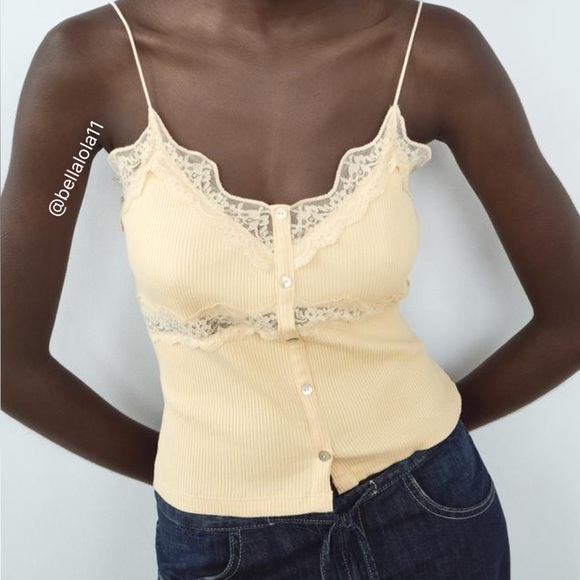 NEW ZARA LACE TOP - Picture 5 of 8